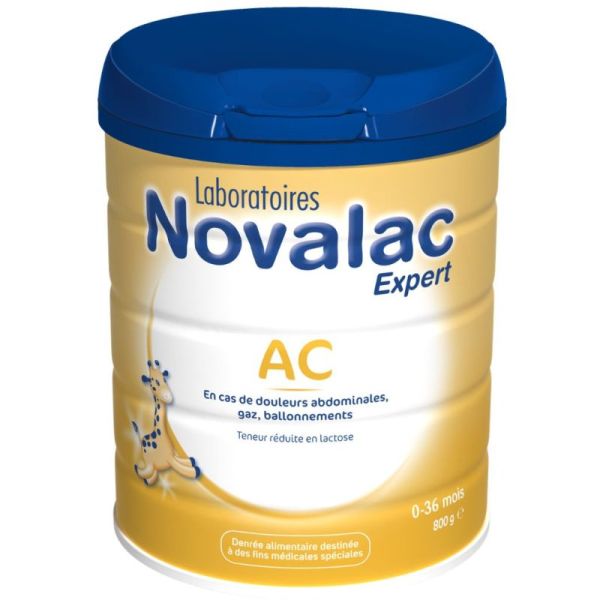 Novalac Expert AC Lait en Poudre Anti-Colique 0-36 Mois - 800g