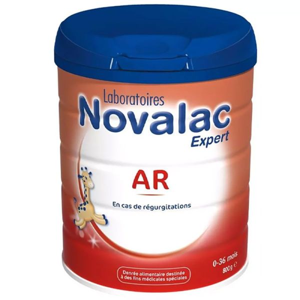 Novalac AR Lait en Poudre Anti-Régurgitations 0-36 mois - 800g