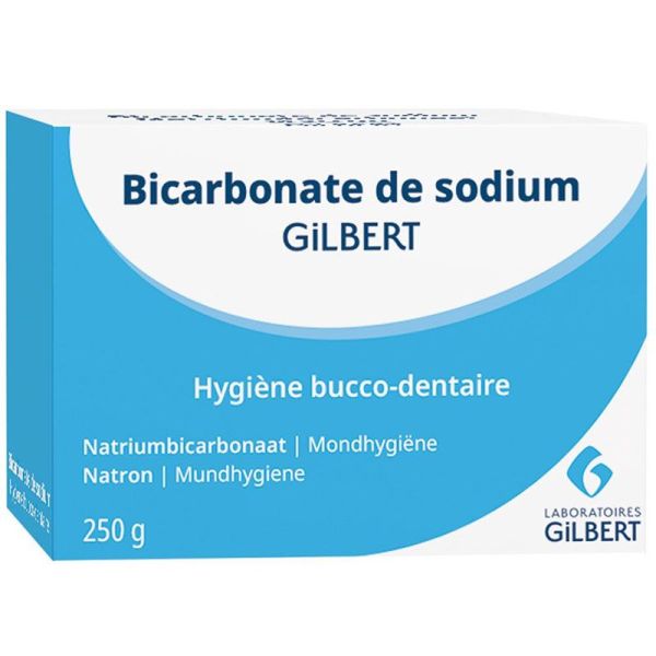 Gilbert Bicarbonate de Sodium 250 g - Hygiène bucco-dentaire