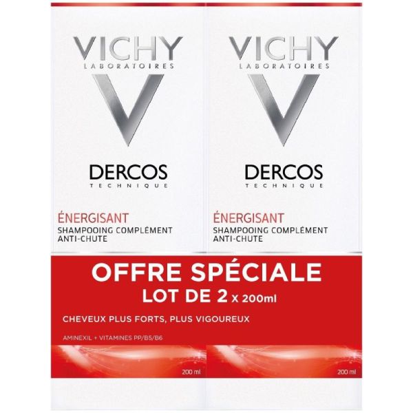 Vichy Dercos Energisant shampooing 2 X 200 ml