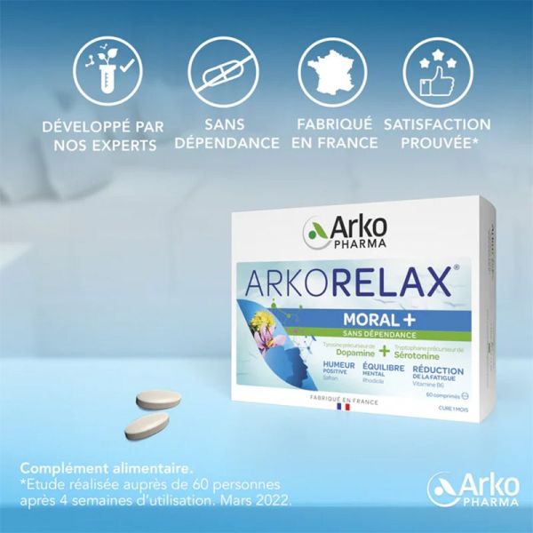 Arkopharma Arkorelax Moral 60 comprimés