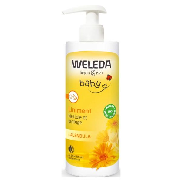 Weleda Baby Liniment Calendula 400ml – Apaisement et hygiène