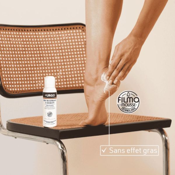 URGO Filomousse Crème Mousse Rééquilibrante Pieds Transpirants - 125ml