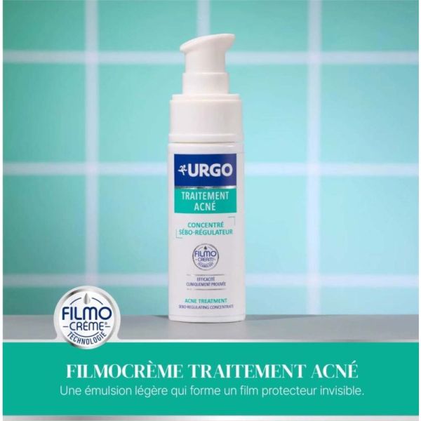 Urgo Traitement Acné Concentré Sébo-Régulateur 30ml – Imperfections et soin