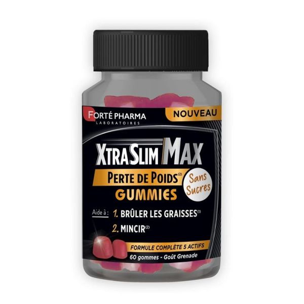 Forté Pharma XtraSlim Max Perte de Poids - 60 Gummies