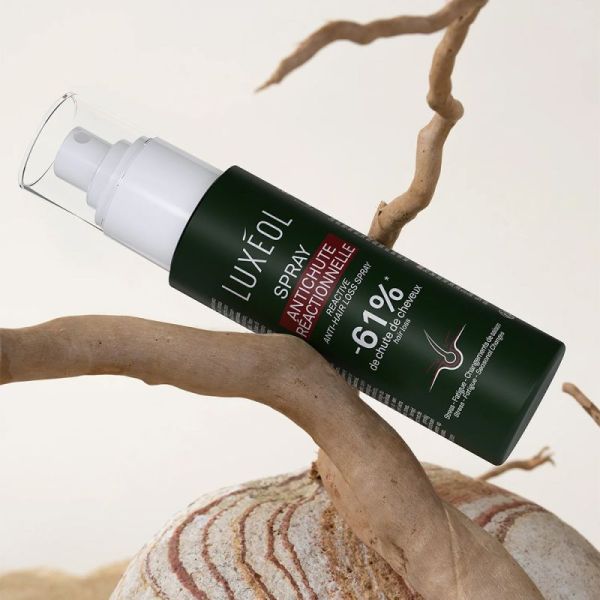 Luxéol Spray Antichute Réactionnelle - 100ml - Freine la chute, renforce et redonne vitalité