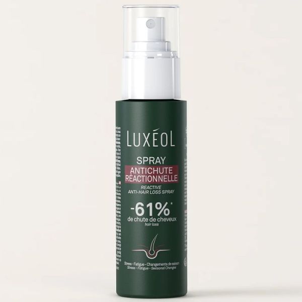 Luxéol Spray Antichute Réactionnelle - 100ml - Freine la chute, renforce et redonne vitalité