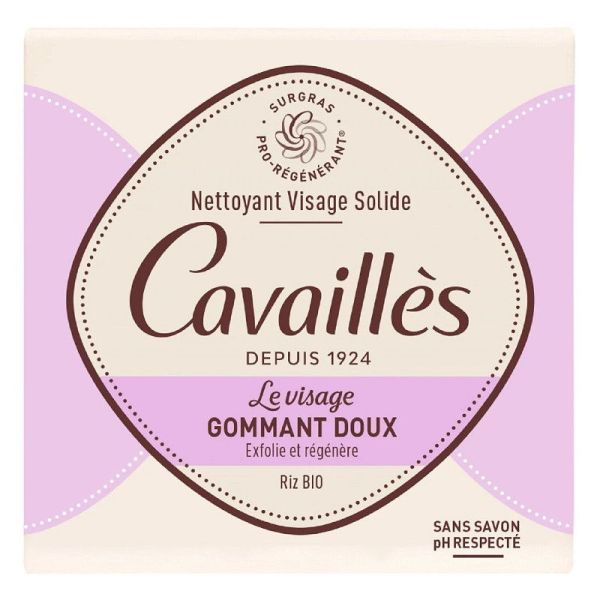 Rogé Cavaillès Nettoyant Visage Solide Gommant Doux - 70g