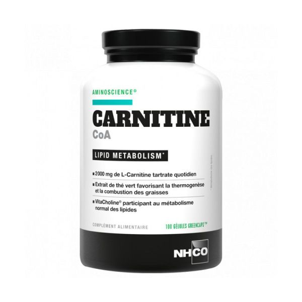 NHCO Carnitine COA métabolisme et graisses 100 gélules