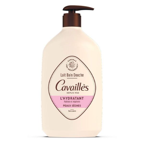 Rogé Cavaillès Lait Bain Douche L'hydratant  Peaux sèches 1L