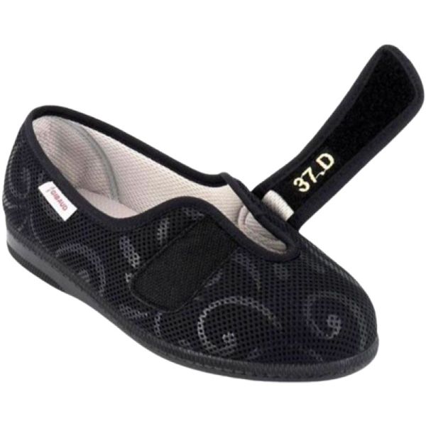 Gibaud CHUT Thilia Noir - Chaussures Confort Femme Pieds Déformés