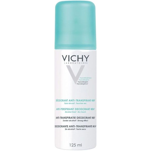 Vichy Déodorant Anti Transpirant 125ml - 48H - Mixte