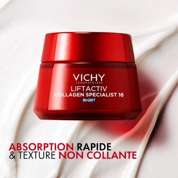 Vichy Liftactiv Collagen Specialist 16 Crème de Nuit - 50 ml