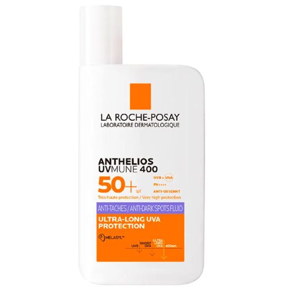 La Roche-Posay Anthelios UVmune 400 SPF50+ - 50ml - Fluide Solaire Anti-Taches Visage