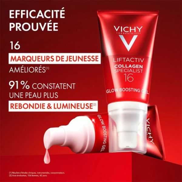 Vichy Liftactiv Collagen Specialist 16 Gel Visage Booster de Collagène - 50 ml