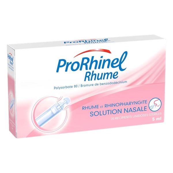 Prorhinel Rhume Solution Nasale - 20 Unidoses de 5 ml