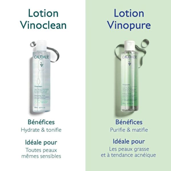 Caudalie Vinopure Lotion Purifiante à l'Acide Salicylique 400ml – Pureté et fraîcheur
