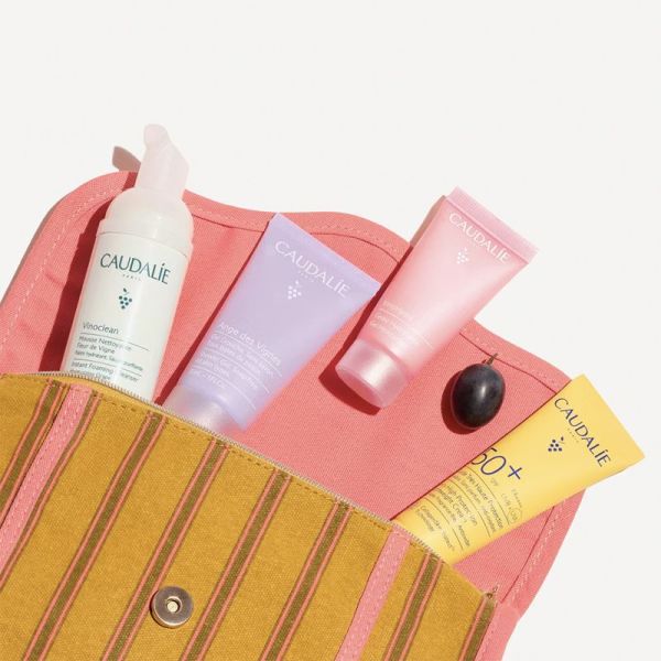 Caudalie Trousse Les Essentiels x Maria de la Orden – Kit Voyage Été - 4 Soins Cultes