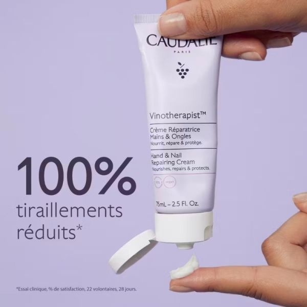 Caudalie Vinothérapist Duo Crème Réparatrice Mains et Ongles 2x75ml - Nourrit et répare les mains sèches