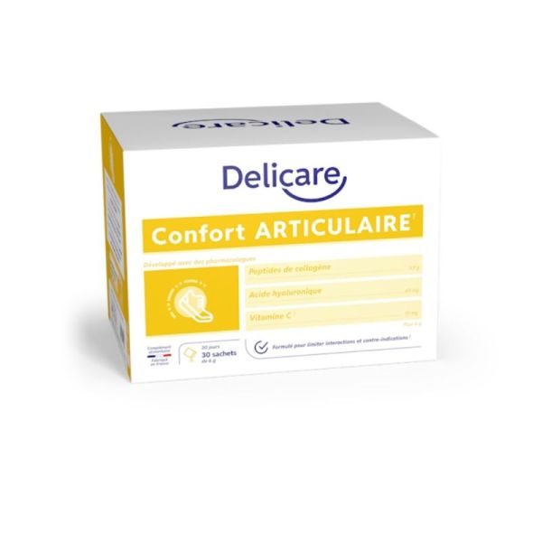 Delicare Confort Articulaire 30 sachets - Soutien du confort des articulations