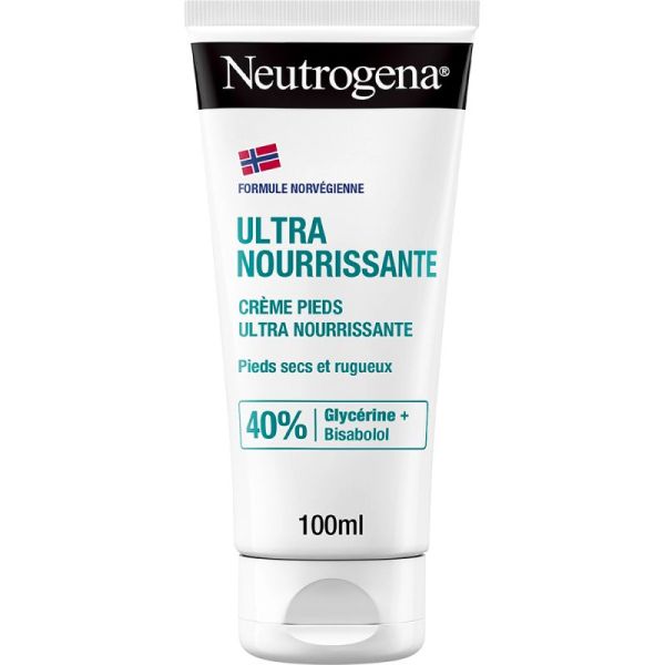 Neutrogena Crème Pieds Très Secs et Abîmés - 100 ml - Hydrate, répare et soulage dès la première application