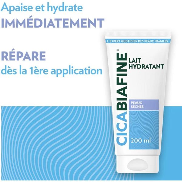 Cicabiafine Lait Hydratant Corporel Quotidien 200ml - Peaux sèches