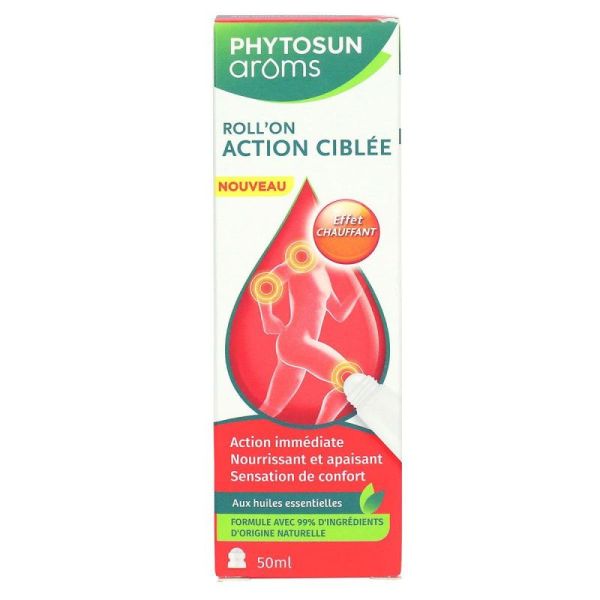 Phytosun Aroms Roll'On Action Ciblée - Articulations Et Muscles - 50ml