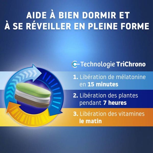 Valdispert Sommeil & Energie Matinale - 30 Comprimés - Réduit le Temps d'Endormissement
