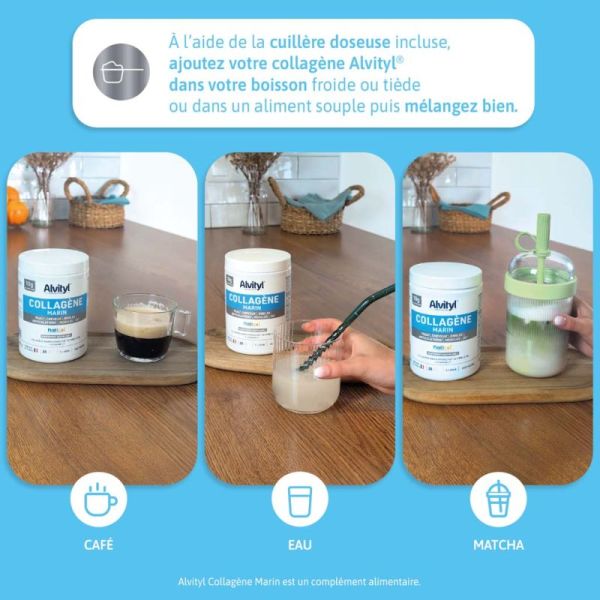 Alvityl Collagène Marin Hydrolisé de Type 1 & 3 - 210g