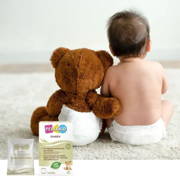 Pediakid Diaréa Boîte de 7 sachets – Réduction des diarrhées et gastro-entérites