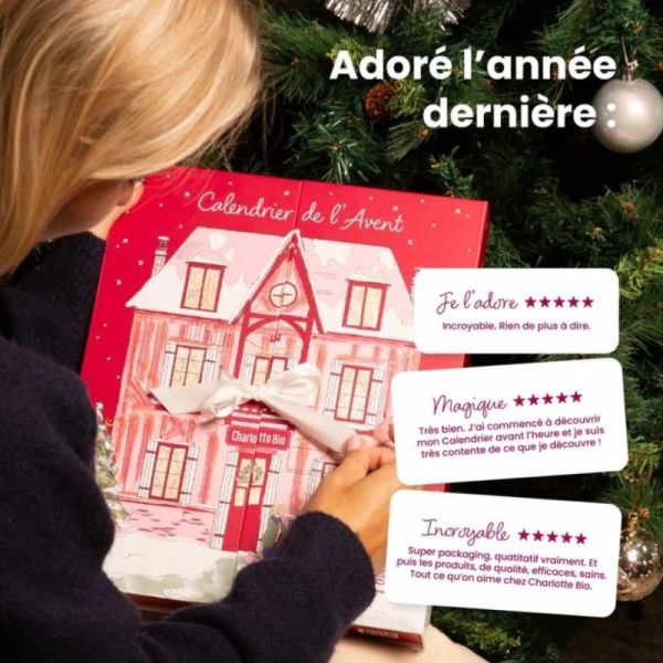 Charlotte Bio Calendrier de l'Avent Maquillage - 24 surprises beauté bio et vegan
