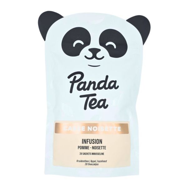 Panda Tea Casse Noisette Infusion 28 sachets - infusion pomme et noisette