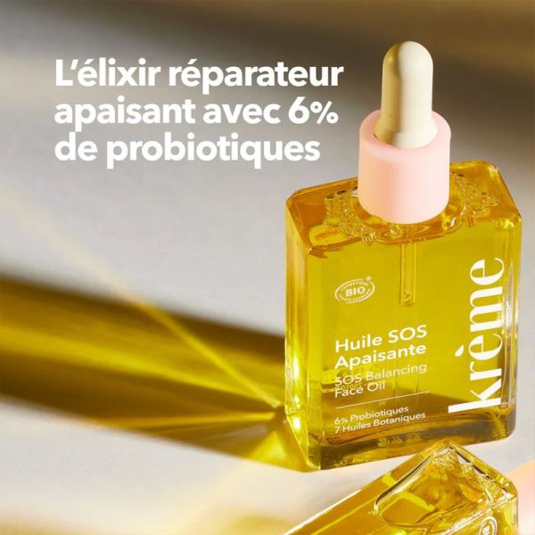 Krème Huile SOS Apaisante Bio 30ml – Réparation et confort