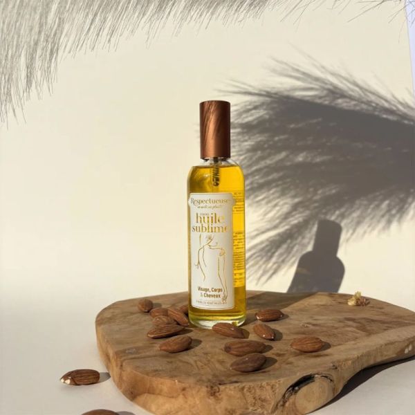Respectueuse Huile Sublime Bio Visage Corps et Cheveux 50ml – Nutrition et éclat