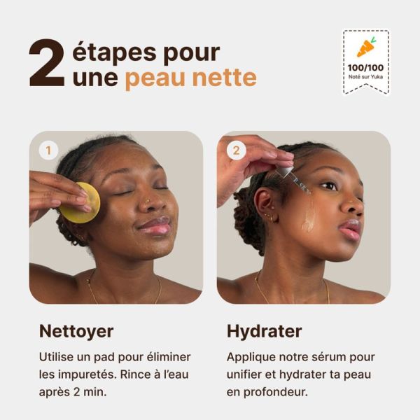 Curculia Sérum Anti-Imperfections 3 En 1 30ml – Éclat et correction