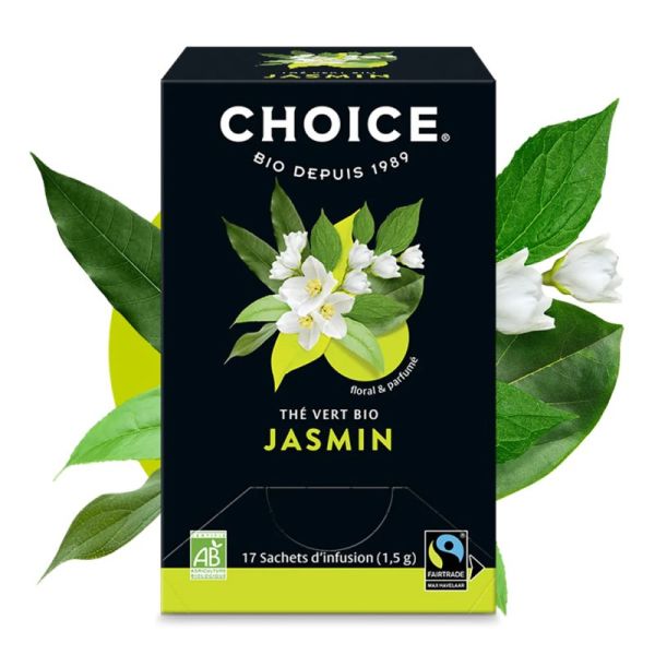 Choice Jasmin 17 sachets – Thé vert parfumé
