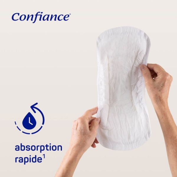 Confiance Lady Pads 6 Gouttes Nuit – 14 pièces – Protection absorbante féminine pour la nuit