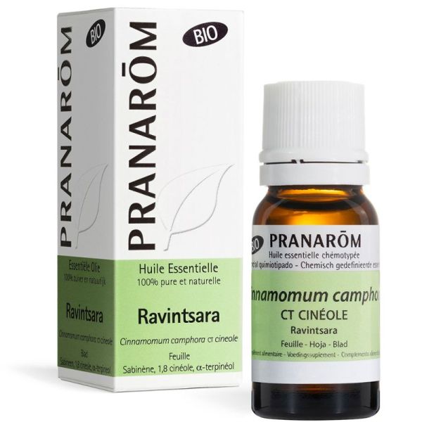 Pranarôm Huile Essentielle Ravintsara Bio 10ml – Immunité et tonus