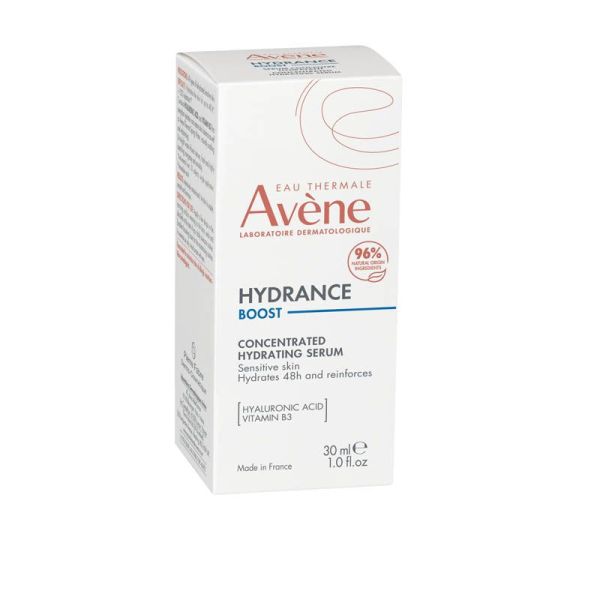 Avène Hydrance Boost Sérum Concentré Hydratant - 30 ml - Hydrate intensément et ravive l’éclat