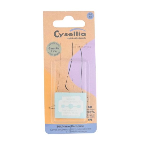 Cysellia Pédicure Coupe-Cors 10 lames - Réf. 42