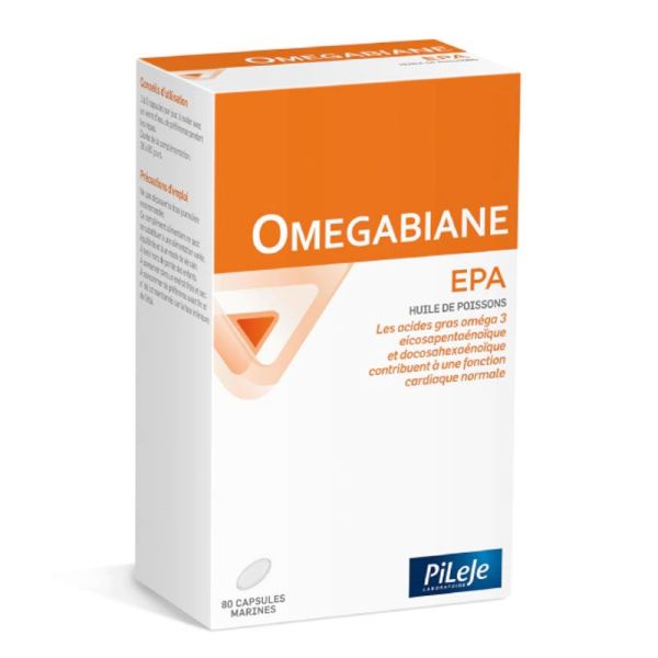 Pileje Omegabiane EPA - 80 capsules