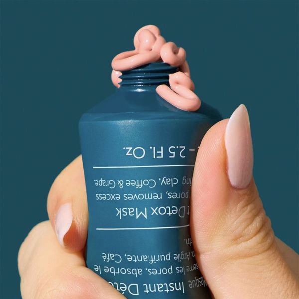 Caudalie Vinergetic C+ Masque Instant Detox - 35ml - Purifie, resserre les pores et ravive l’éclat