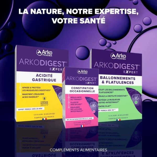 Arkopharma Arkodigest Expert Constipation Occasionnelle 10 sachets - Régularité du transit intestinal