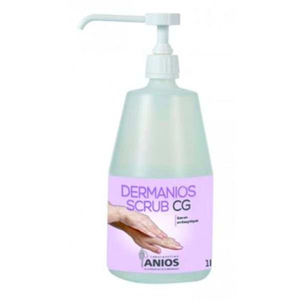 Anios Dermanios Scrub CG - Savon Antiseptique - Antisepsie des mains - 1L