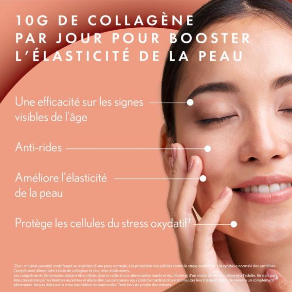 Oenobiol Derma Expert Collagène Marin - 10 shots liquides de 10g - Lutte Contre les Signes de l'Âge