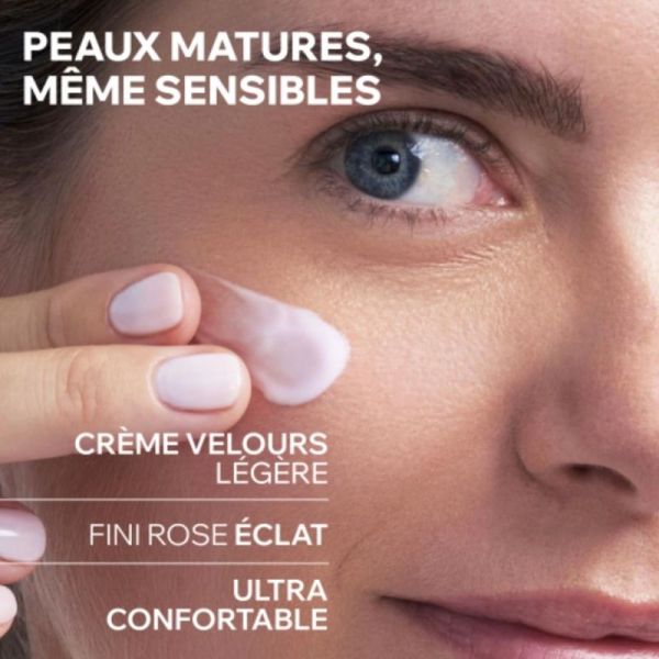 Uriage Age Absolu Crème Rose Redensifiante - 50 ml - Soin Anti-Âge Global Jour Éclat et Fermeté