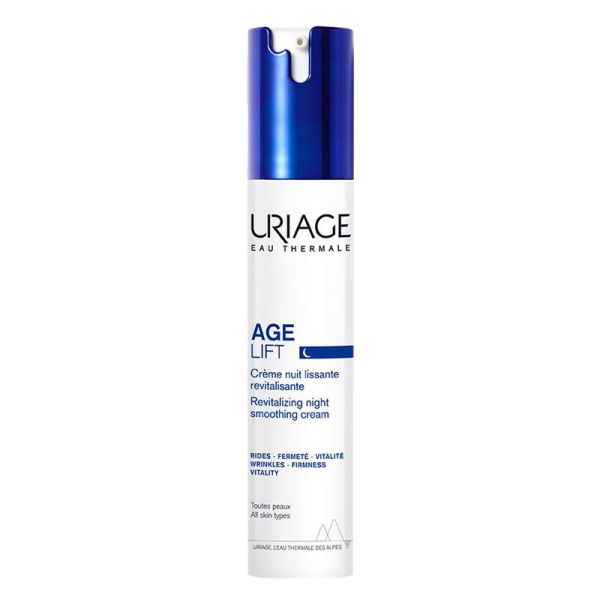 Uriage Age Lift Crème Nuit Lissante Revitalisante - 40 ml - Tous Types de Peaux