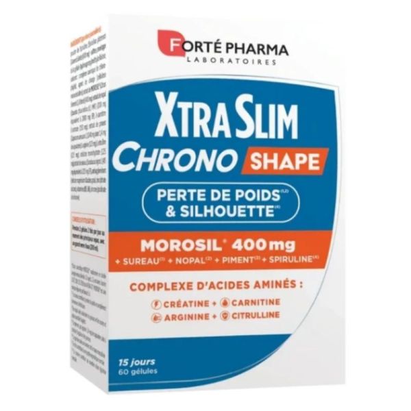 Forté Pharma XtraSlim Chrono Shape 60 gélules - Minceur et maintien de la masse musculaire