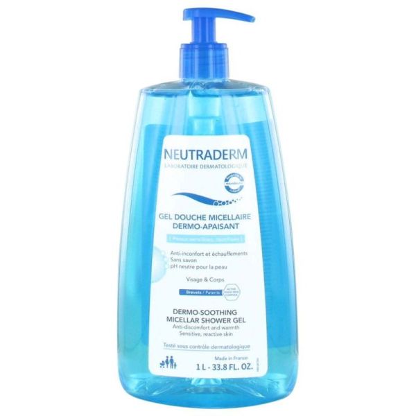 Neutraderm Gel Douche Micellaire Dermo-Protecteur 1 litre