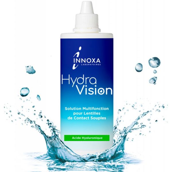 Innoxa Solution Multifonction pour Lentilles de Contact Souples - Nettoie, Hydrate et Désinfecte - 360 ml